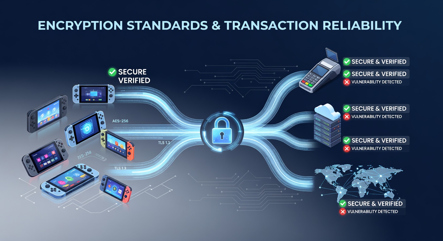 Mobile gaming transactions secured through advanced encryption layers